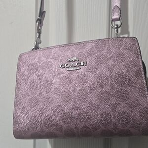 Coach Metallic Pink Crossbody Bag